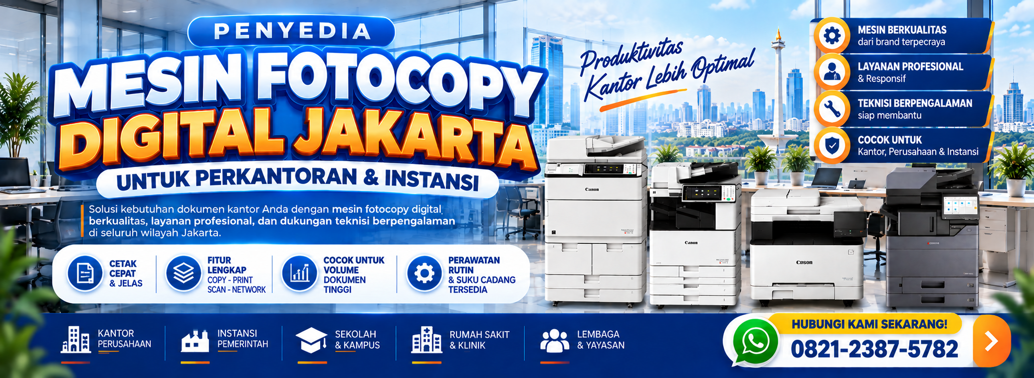 Penyedia Mesin Fotocopy Digital Jakarta untuk Perkantoran & Instansi